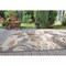 World Rug Gallery Distressed Geometric Bohemian Textured Flat Weave Indoor/Outdoor Area Rug 2'x3' Natural 8017MULTI8X10 - alternate 5